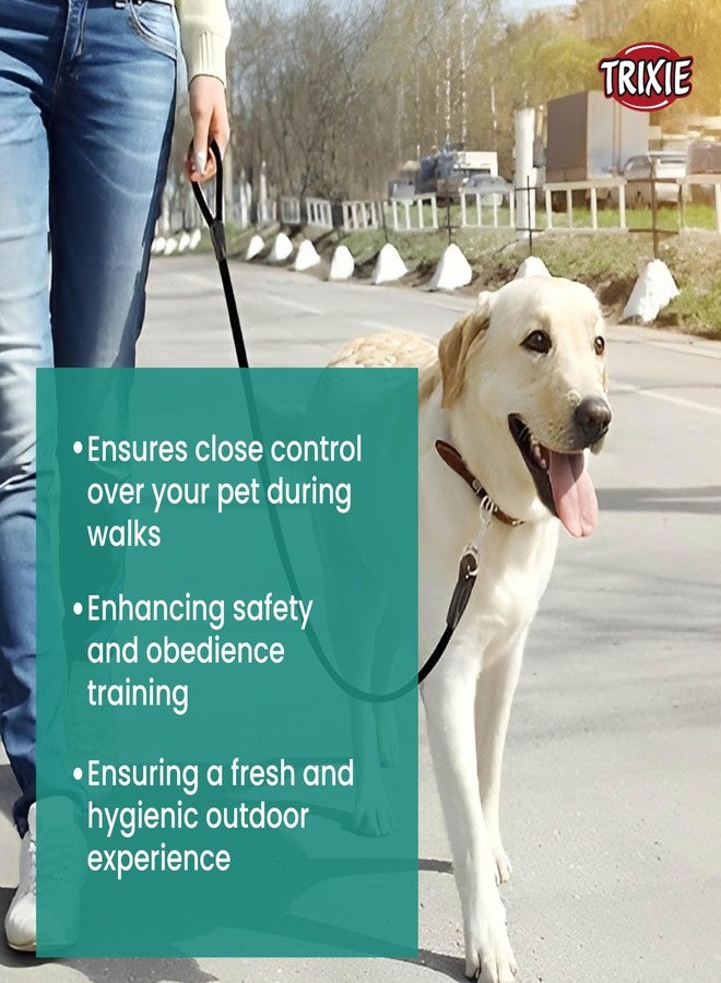 تريكسي، مقود قصير فاخر للكلاب مع حلقة يد مبطنة، يناسب: M-XL، 20 كجم أو أكثر (بودل، بولدوغ، لابرادور، هاسكي) الكلاب، 37 سم/25 مم (ML، أوشن) - Image 5